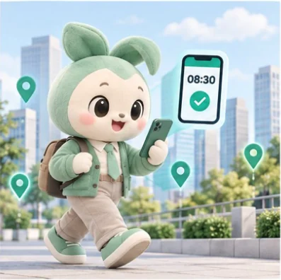 บันทึกเวลาด้วยพิกัดสถานที่ GPS