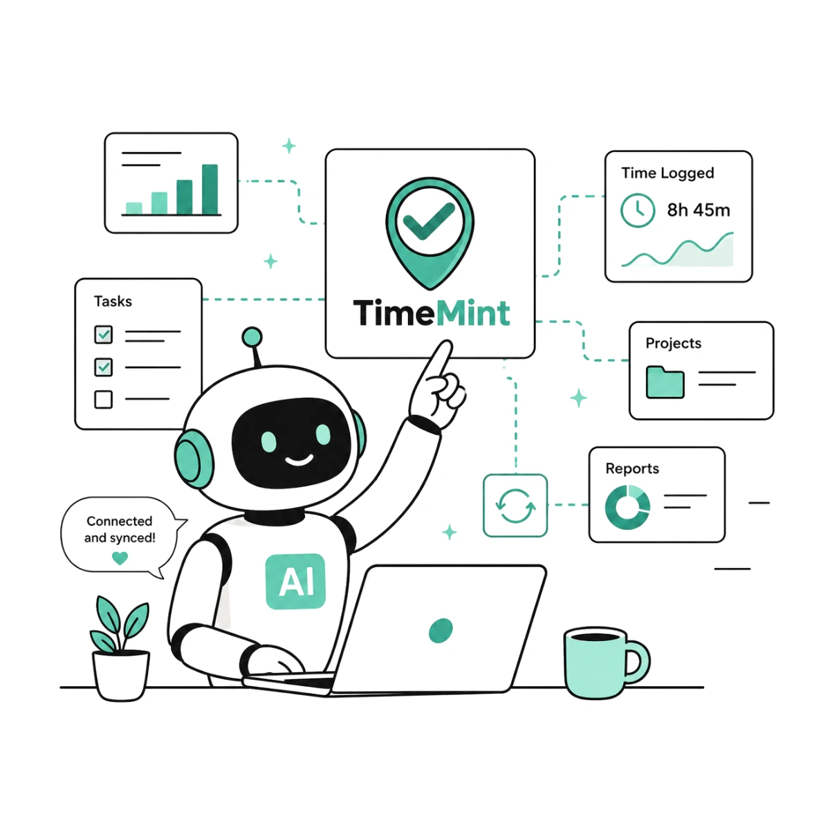 เชื่อมต่อข้อมูลเข้ากับTimeMint